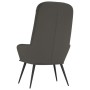 Dunkelgrauer Samt-Entspannungssessel von , Sessel - Ref: Foro24-341195, Preis: 96,36 €, Rabatt: %