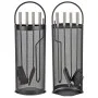 HI Kaminbesteck-Set 5-teilig schwarz 23x14,8x66 cm von , Kaminbesteck - Ref: Foro24-435305, Preis: 38,05 €, Rabatt: %