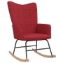 Rocking chair with footrest red fabric by , Rocking chairs - Ref: Foro24-328026, Price: 160,28 €, Discount: %