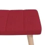 Rocking chair with footrest red fabric by , Rocking chairs - Ref: Foro24-328026, Price: 160,28 €, Discount: %