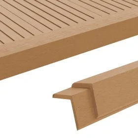 Winkelleisten 5 Stück WPC Teakfarbe 170 cm von vidaXL, Böden und Teppiche - Ref: Foro24-45021, Preis: 48,52 €, Rabatt: %