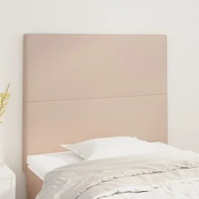 Headboards 2 units cappuccino synthetic leather 80x5x78/88 cm by , Headboards and footboards - Ref: Foro24-3116129, Price: 54...