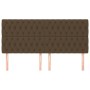 Headboards 4 units of dark brown fabric 100x7x78/88 cm by , Headboards and footboards - Ref: Foro24-3116693, Price: 176,24 €,...