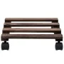 Gestell auf Rädern für 4 Stück Zedernholztöpfe 25x25 cm von vidaXL, Topfständer - Ref: Foro24-246442, Preis: 21,67 €, Rabatt: %