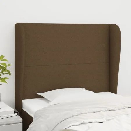 Headboard with light gray fabric ears 103x23x118/128 cm by , Headboards and footboards - Ref: Foro24-3117669, Price: 72,49 €,...