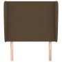Headboard with light gray fabric ears 103x23x118/128 cm by , Headboards and footboards - Ref: Foro24-3117669, Price: 75,19 €,...