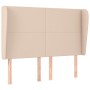 Kopfteil mit Ohren, Cappuccino-Kunstleder, 147 x 23 x 118/128 cm von , Kopf- und Fußteile - Ref: Foro24-3117771, Preis: 111,0...