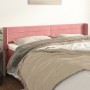 Cabecero de terciopelo rosa 163x16x78/88 cm de , Cabeceros y pies de cama - Ref: Foro24-3118967, Precio: 65,80 €, Descuento: %