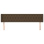 Cabecero de tela gris oscuro 183x16x78/88 cm de , Cabeceros y pies de cama - Ref: Foro24-3119121, Precio: 87,52 €, Descuento: %