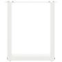 Patas para mesa de centro en forma de U (2 unidades), color blanco, 28 x (42-43) cm, acero en Patas para mesas | Comprar online 