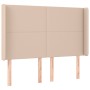 Kopfteil mit Ohren, Cappuccino-Kunstleder, 147 x 16 x 118/128 cm von , Kopf- und Fußteile - Ref: Foro24-3119395, Preis: 107,9...
