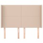 Kopfteil mit Ohren, Cappuccino-Kunstleder, 147 x 16 x 118/128 cm von , Kopf- und Fußteile - Ref: Foro24-3119395, Preis: 107,9...