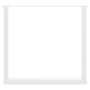 Patas para mesa de comedor en forma de U (2 unidades), color blanco, 90 x (72-73) cm, acero en Patas para mesas | Comprar online