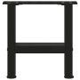 Patas para mesa de centro negras (2 unidades, 30 x 31 cm, acero) en Patas para mesas | Comprar online en Foro24