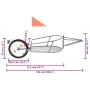 Bicycle luggage trailer with bag orange and black by vidaXL, Bicycle trailers - Ref: Foro24-91768, Price: 145,18 €, Discount: %