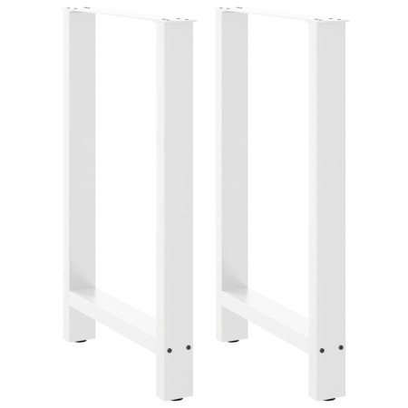 Patas para mesa de bar blancas (2 unidades, 60 x 90-91 cm, acero) en Patas para mesas | Comprar online en Foro24