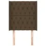 Headboard with dark brown fabric ears 83x16x118/128 cm by , Headboards and footboards - Ref: Foro24-3119893, Price: 89,82 €, ...