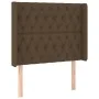 Headboard with dark brown fabric ears 103x16x118/128 cm by , Headboards and footboards - Ref: Foro24-3119909, Price: 99,58 €,...