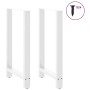 Patas para mesa de bar blancas (2 unidades, 60 x 100-101 cm, acero) en Patas para mesas | Comprar online en Foro24