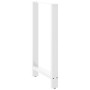 Patas para mesa de bar blancas (2 unidades, 60 x 100-101 cm, acero) en Patas para mesas | Comprar online en Foro24
