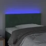 LED-Kopfteil aus dunkelgrünem Samt, 90 x 5 x 78/88 cm von , Kopf- und Fußteile - Ref: Foro24-3121371, Preis: 53,68 €, Rabatt: %
