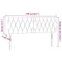 Kopfteil aus cremefarbenem Stoff mit LED 144x7x78/88 cm von , Kopf- und Fußteile - Ref: Foro24-3121951, Preis: 82,17 €, Rabat...