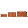 Storage trunk 3 pieces made of solid acacia wood by vidaXL, Storage trunks - Ref: Foro24-247243, Price: 266,37 €, Discount: %