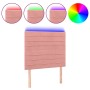 Cabecero con luces LED terciopelo rosa 80x5x118/128 cm de , Cabeceros y pies de cama - Ref: Foro24-3122599, Precio: 57,62 €, ...
