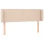 Cabecero con LED cuero sintético capuchino 147x16x78/88 cm de , Cabeceros y pies de cama - Ref: Foro24-3123051, Precio: 65,88...