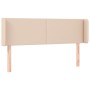 Kopfteil mit LED-Cappuccino-Kunstleder 147x16x78/88 cm von , Kopf- und Fußteile - Ref: Foro24-3123051, Preis: 67,23 €, Rabatt: %