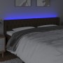 Kopfteil aus dunkelbraunem Stoff mit LED 183x16x78/88 cm von , Kopf- und Fußteile - Ref: Foro24-3123589, Preis: 94,37 €, Raba...