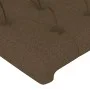 Cabecero con LED de tela marrón oscuro 183x16x78/88 cm de , Cabeceros y pies de cama - Ref: Foro24-3123589, Precio: 92,87 €, ...