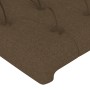 Headboard with LED in dark brown fabric 183x16x78/88 cm by , Headboards and footboards - Ref: Foro24-3123589, Price: 94,37 €,...