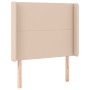 Kopfteil mit LED-Cappuccino-Kunstleder 83x16x118/128 cm von , Kopf- und Fußteile - Ref: Foro24-3123845, Preis: 70,43 €, Rabat...