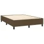 Boxspringbett mit dunkelbrauner Stoffmatratze 140x190 cm von , Betten und Lattenroste - Ref: Foro24-3128280, Preis: 504,68 €,...
