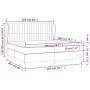 Boxspringbett mit taupegrauer Stoffmatratze 200x200 cm von , Betten und Lattenroste - Ref: Foro24-3128713, Preis: 717,92 €, R...
