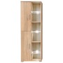 Wohnzimmer-Wandschrank für TV mit LED-Leuchten Sonoma-Eiche von vidaXL, TV-Möbel - Ref: Foro24-246029, Preis: 574,36 €, Rabat...