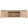 Wohnzimmer-Wandschrank für TV mit LED-Leuchten Sonoma-Eiche von vidaXL, TV-Möbel - Ref: Foro24-246029, Preis: 574,36 €, Rabat...