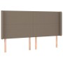 Boxspringbett mit taupegrauer Stoffmatratze 200x200 cm von , Betten und Lattenroste - Ref: Foro24-3131861, Preis: 754,73 €, R...