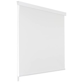 Persiana enrollable de ducha blanco 100x240 cm