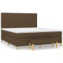 Boxspringbett mit dunkelbrauner Stoffmatratze 180x200 cm von , Betten und Lattenroste - Ref: Foro24-3137016, Preis: 621,61 €,...