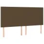Box spring bed with dark brown fabric mattress 180x200 cm by , Beds and slatted bases - Ref: Foro24-3137016, Price: 632,84 €,...