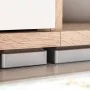 Wohnzimmer-TV-Wandschrank mit LED-Leuchten Sonoma-Eiche und Weiß von vidaXL, TV-Möbel - Ref: Foro24-246030, Preis: 441,99 €, ...