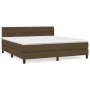 Boxspringbett mit dunkelbrauner Stoffmatratze 180x200 cm von , Betten und Lattenroste - Ref: Foro24-3140316, Preis: 545,66 €,...