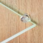 Mueble salón pared para TV con luces LED roble Sonoma y blanco