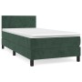 Boxspringbett mit dunkelgrüner Samtmatratze 90x200 cm von , Betten und Lattenroste - Ref: Foro24-3141164, Preis: 323,63 €, Ra...