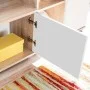 Wohnzimmer-TV-Wandschrank mit LED-Leuchten Sonoma-Eiche und Weiß von vidaXL, TV-Möbel - Ref: Foro24-246030, Preis: 441,99 €, ...