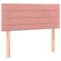 Cama box spring con colchón terciopelo rosa 90x200 cm de , Camas y somieres - Ref: Foro24-3141346, Precio: 287,22 €, Descuent...