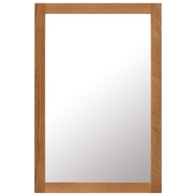 Espejo de madera maciza de roble 60x90 cm