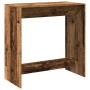 Mesa alta de bar madera ingeniería envejecida 102x50x103,5 cm en Mesas de cocina y de comedor | Comprar online en Foro24